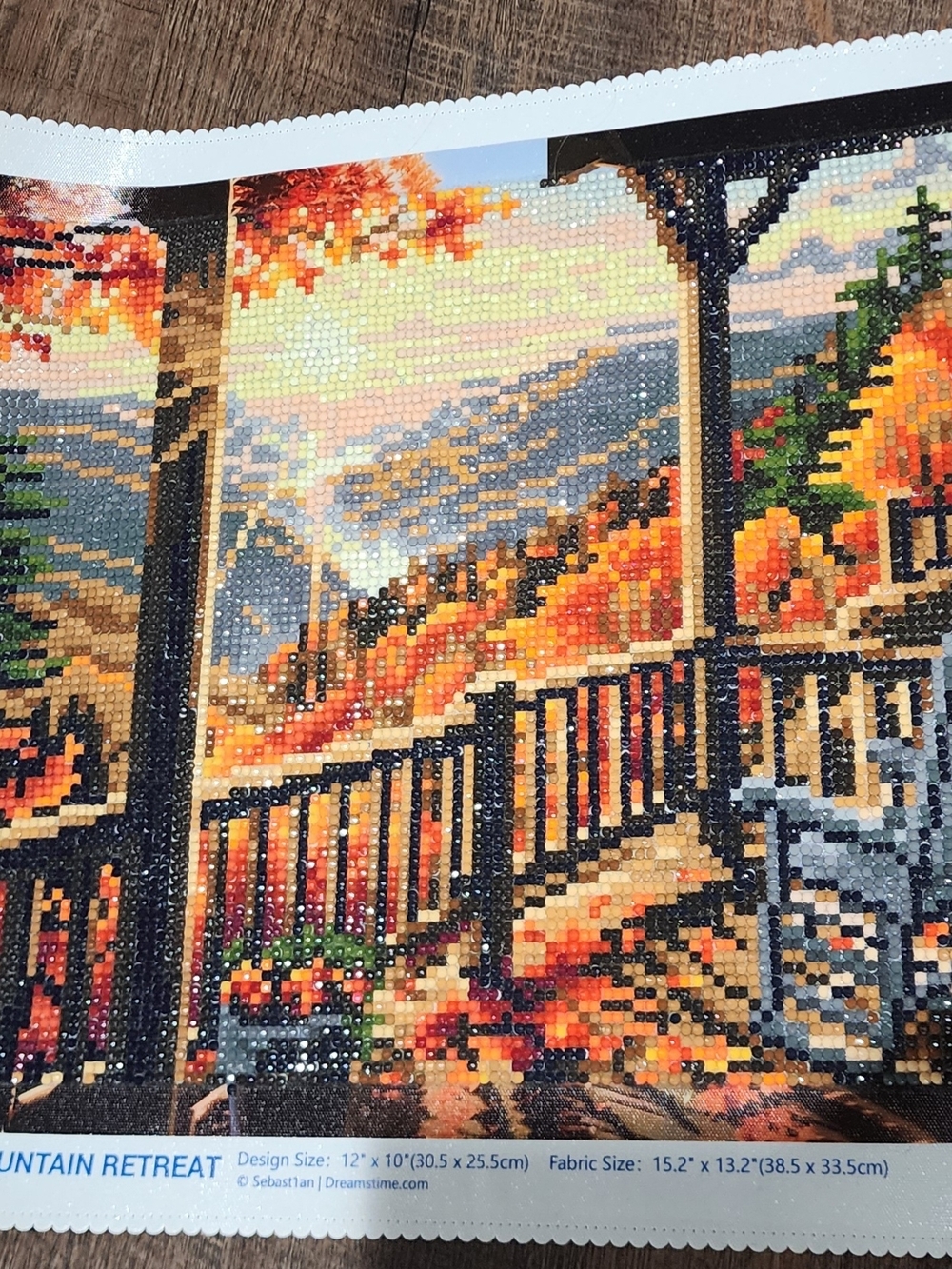 Mountain Retreat Diamond Wall Art - Autumn Colors